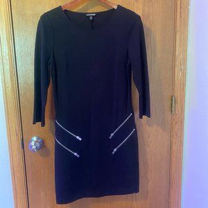 Express Zipper on hips dress